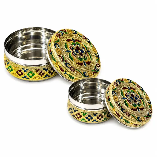 Meenakari_Stainless_Steel_Container