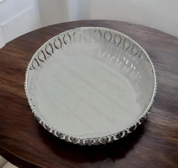 German_Silver_Serving_Tray_Set