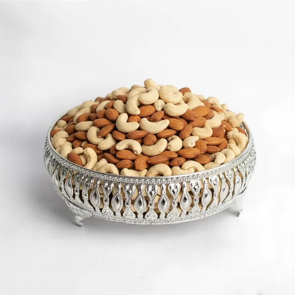 German_Silver_Serving_Tray_Set
