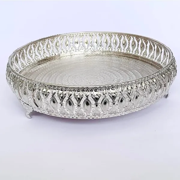 German_Silver_Serving_Tray_Set