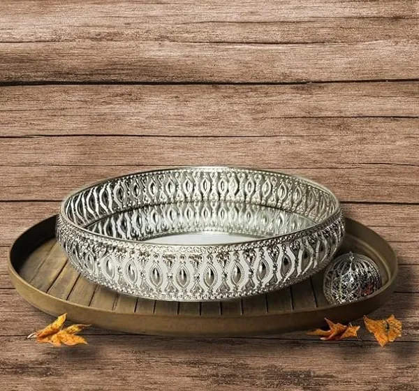 German_Silver_Serving_Tray_Set