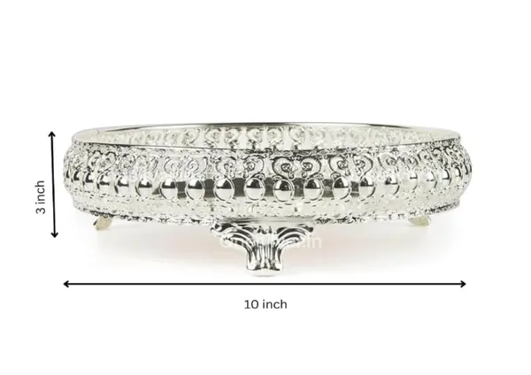 German_Silver_Serving_Tray_Set