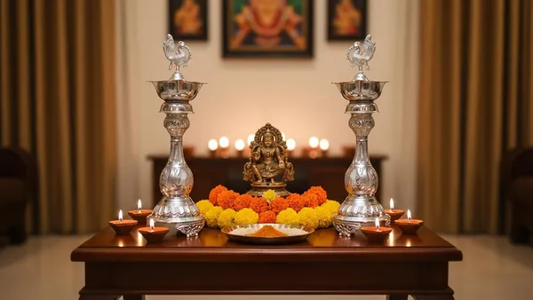 German_Silver_Diya_Set