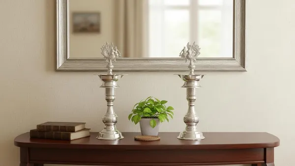 German_Silver_Diya_Set