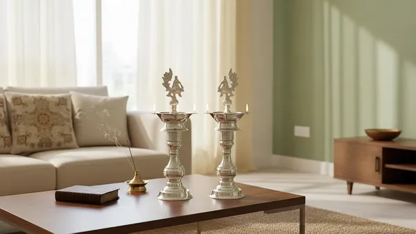 German_Silver_Diya_Set