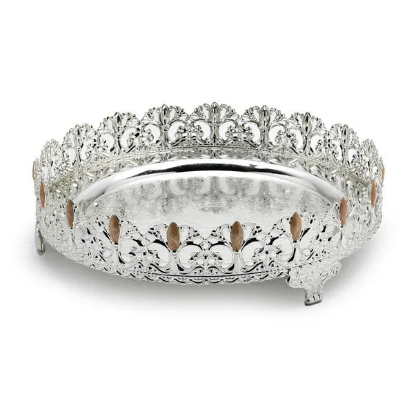 German_Silver_Serving_Tray_Set