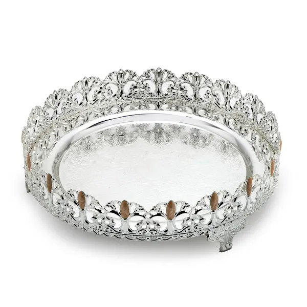 German_Silver_Serving_Tray_Set