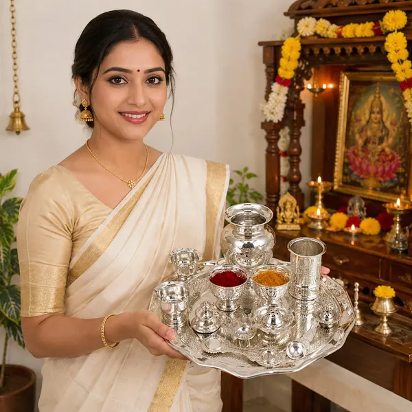 German_Silver_Pooja_Thali_Set