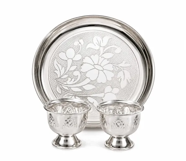 German_Silver_Sindoor_Bowl_Set_With_Plate