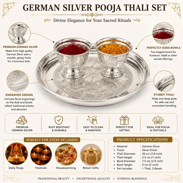 German_Silver_Sindoor_Bowl_Set_With_Plate