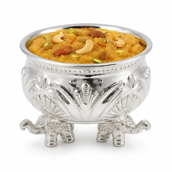 German_Silver_Pooja_Thali_Set_With_Bowls