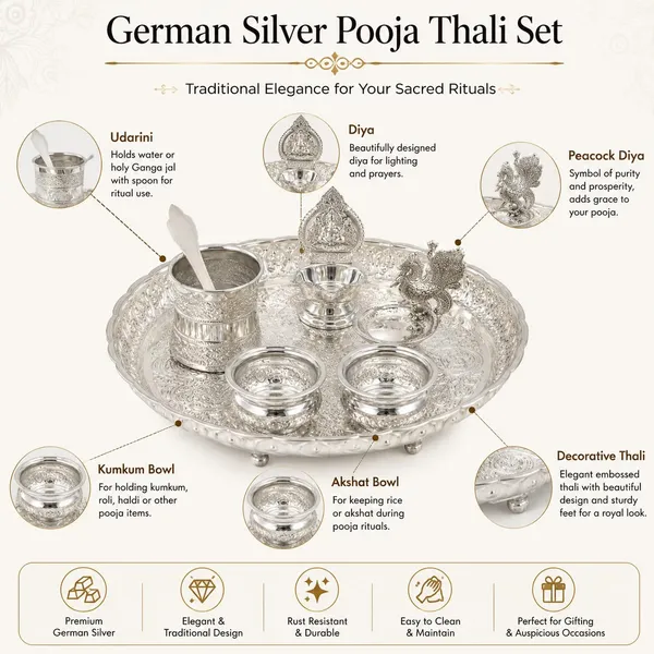 German_Silver_Pooja_Thali_Set_Pack_Of_6