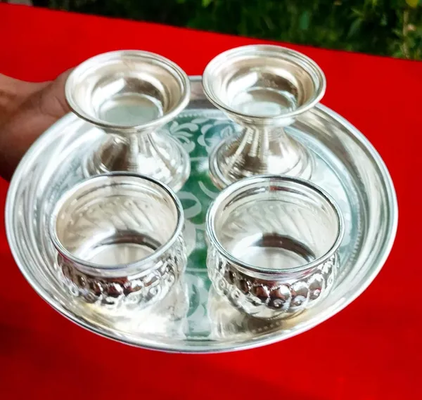 German_Silver_Pooja_Thali_Set