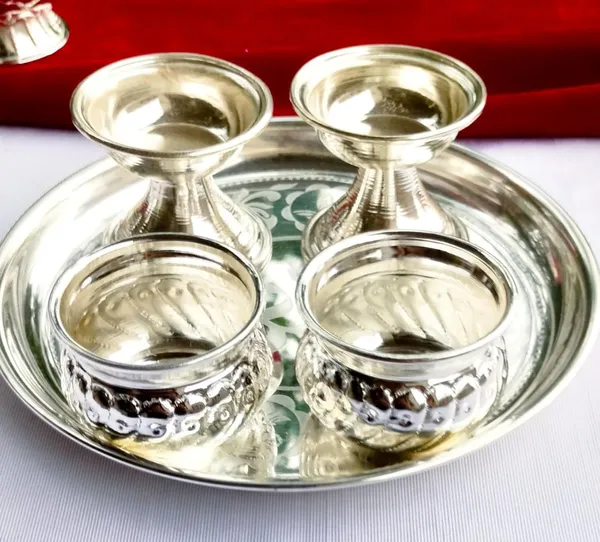 German_Silver_Pooja_Thali_Set