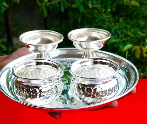 German_Silver_Pooja_Thali_Set