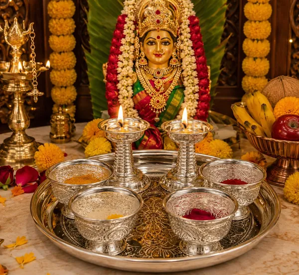 German_Silver_Pooja_Thali_Set