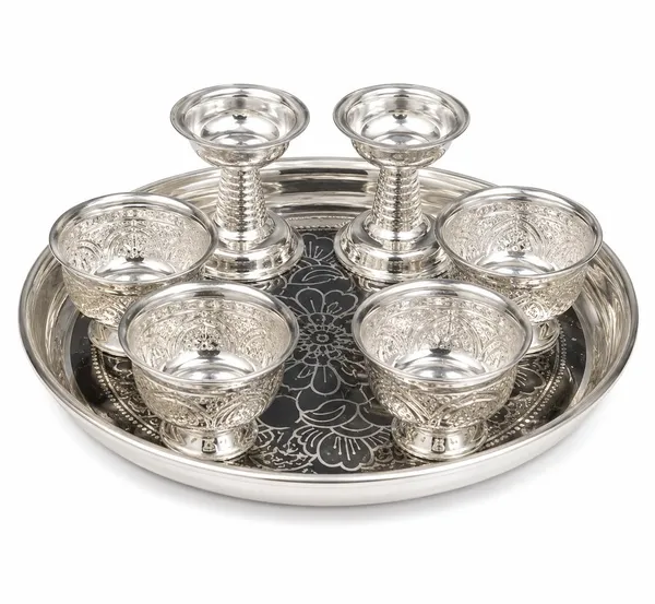 German_Silver_Pooja_Thali_Set