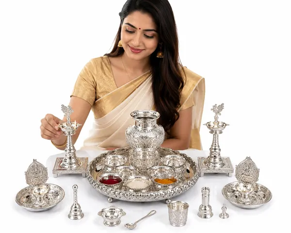 German_Silver_Pooja_Thali_Set
