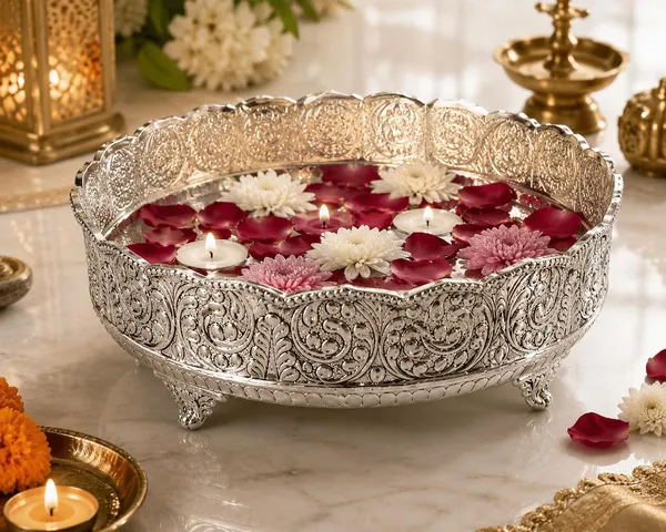 German_Silver_Urli_Bowl