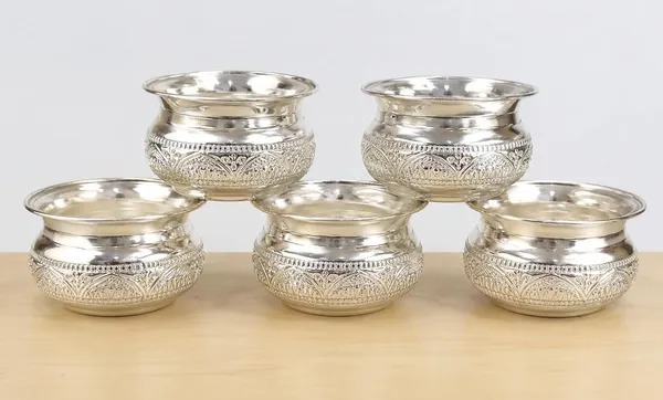 German_Silver_Serving_Bowl_Pack_Of_5