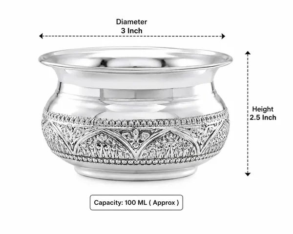 German_Silver_Serving_Bowl_Pack_Of_5