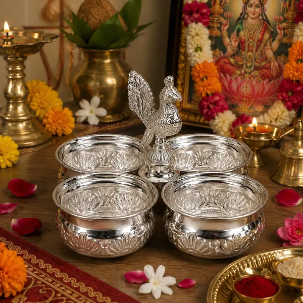 German_Silver_Panchwal_Bowl_Set