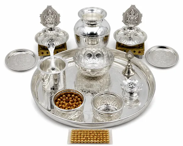 German_Silver_Pooja_Thali_Set