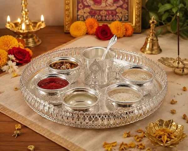 German_Silver_Pooja_Thali_Set