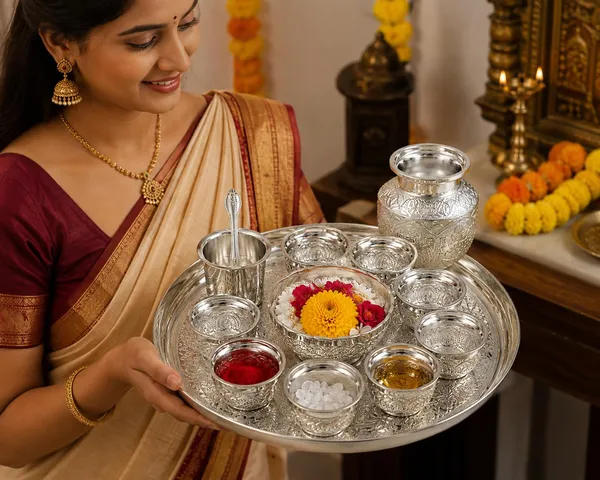 German_Silver_Pooja_Thali_Set