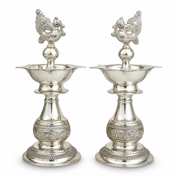 German_Silver_Diya