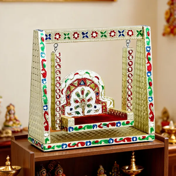 Wooden_Meenakari_Krishna_Jhula_For_Laddu_Gopal