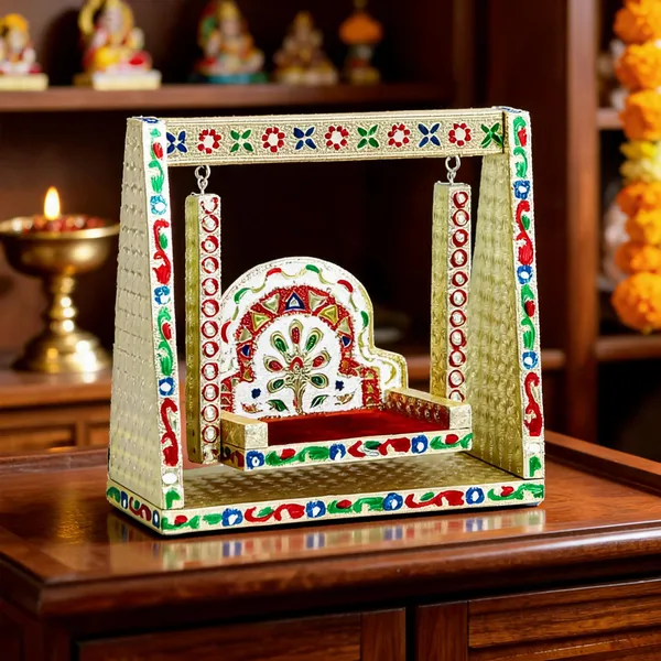 Wooden_Meenakari_Krishna_Jhula_For_Laddu_Gopal