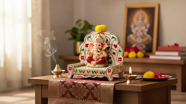 Wooden_Meenakari_Throne_For_God_Idol