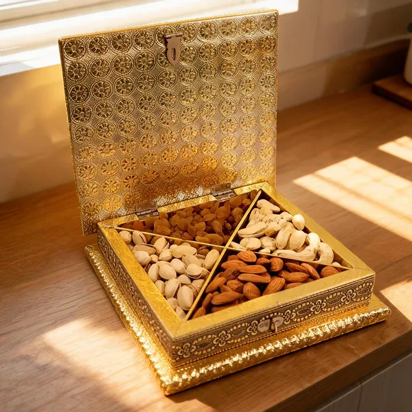 Wooden_Dry_Fruit_Box_With_Four_Sections