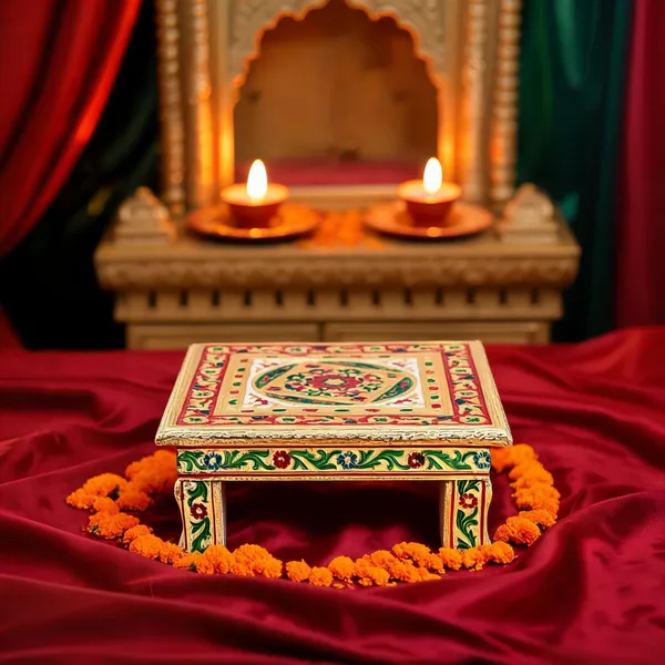 Wooden_Meenakari_Chowki