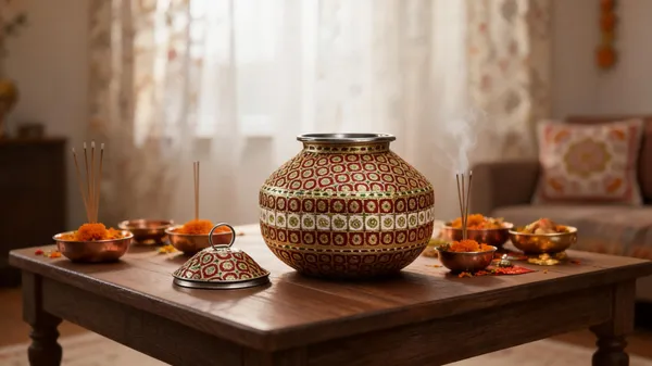 Embossed_Meenakari_Steel_Matki