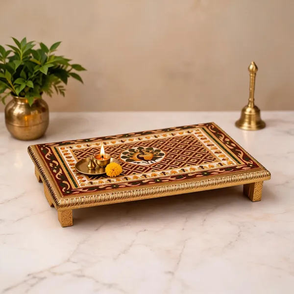 Wooden_Meenakari_Bajot