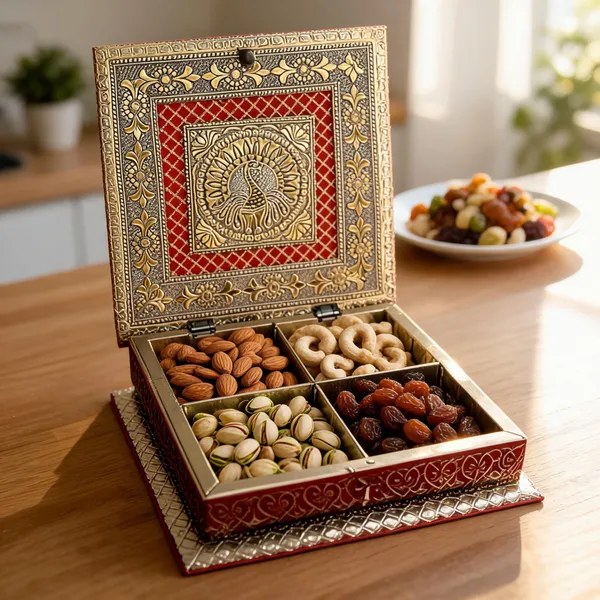 Wooden_Four_Section_Dry_Fruit_Box