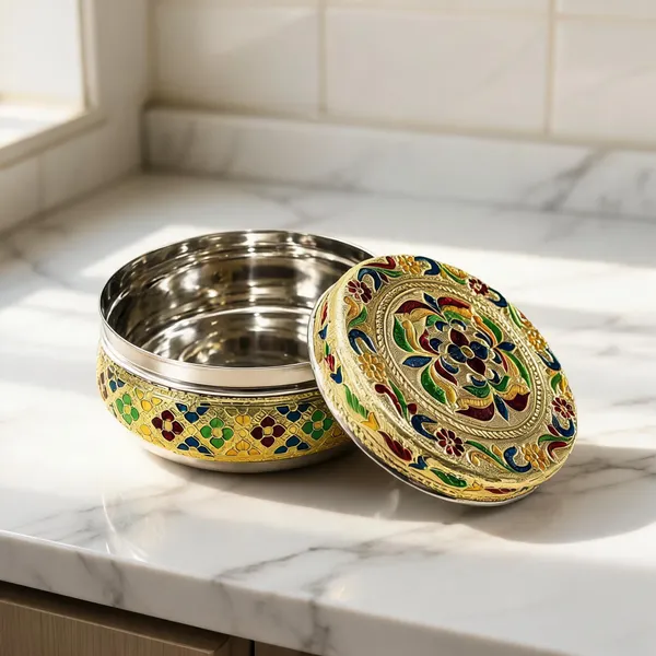 Meenakari_Stainless_Steel_Container