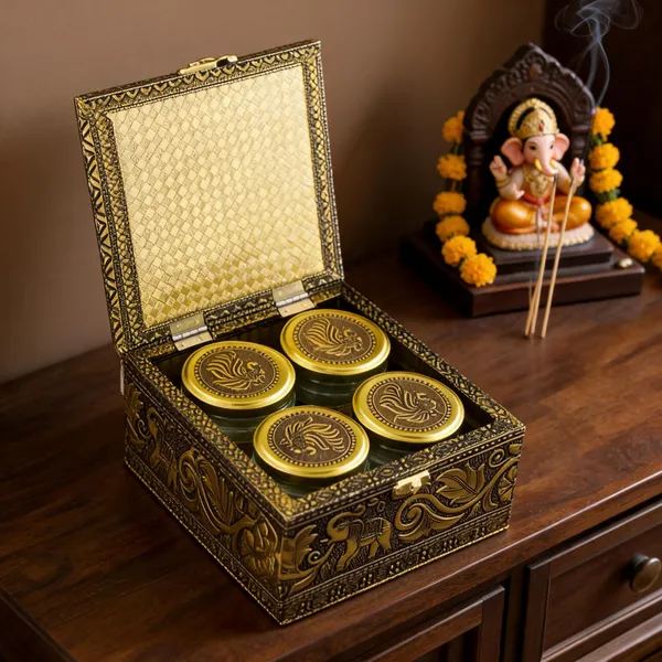 Wooden_Multi_Purpose_Gift_Box_With_Jars
