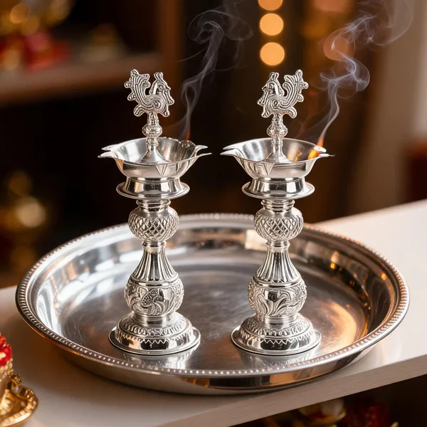 Peacock_Metal_Diya_With_Stand