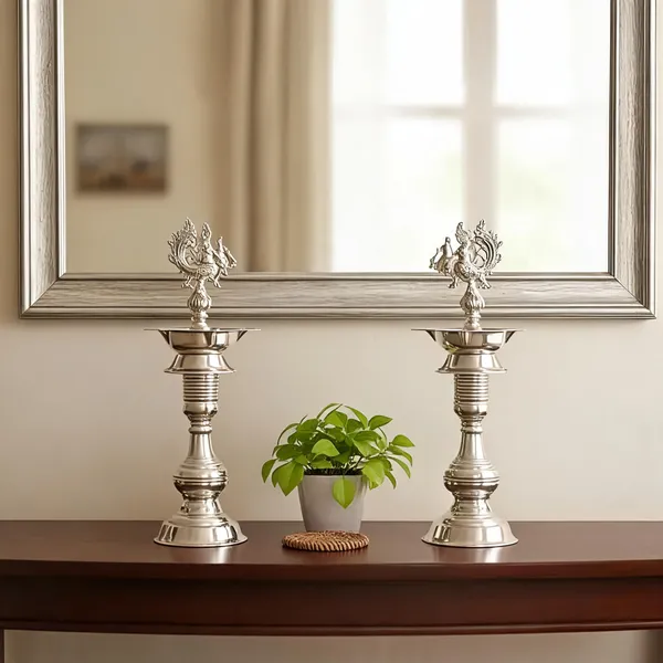 German_Silver_Diya_Set