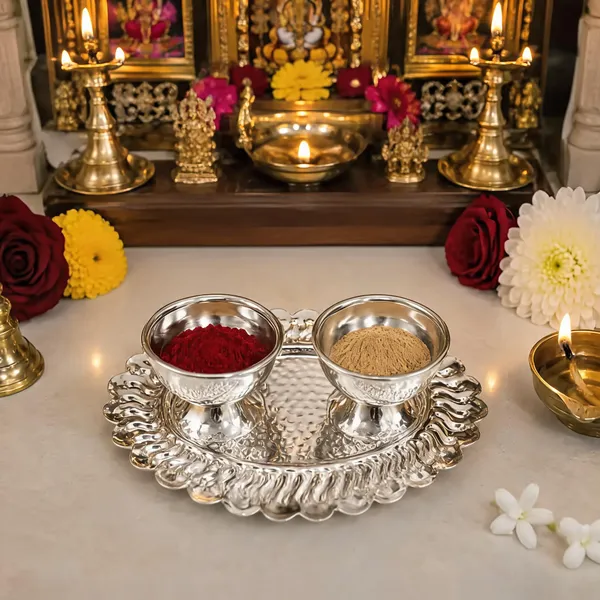 German_Silver_Sindoor_Box_With_Plate