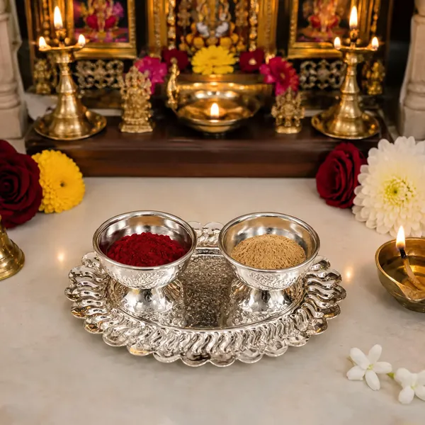 German_Silver_Sindoor_Box_With_Plate