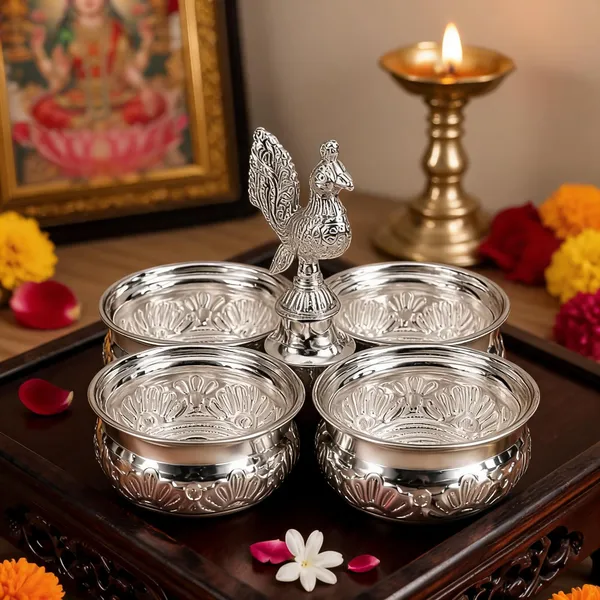 German_Silver_Panchwal_Bowl_Set