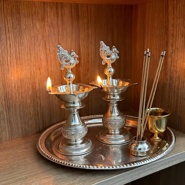 German_Silver_Diya
