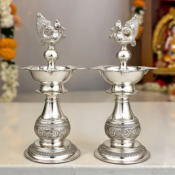 German_Silver_Diya