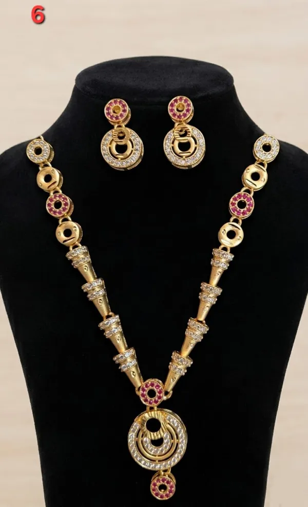 Gold_Tone_Red_Stone_Necklace_Set_for_Women