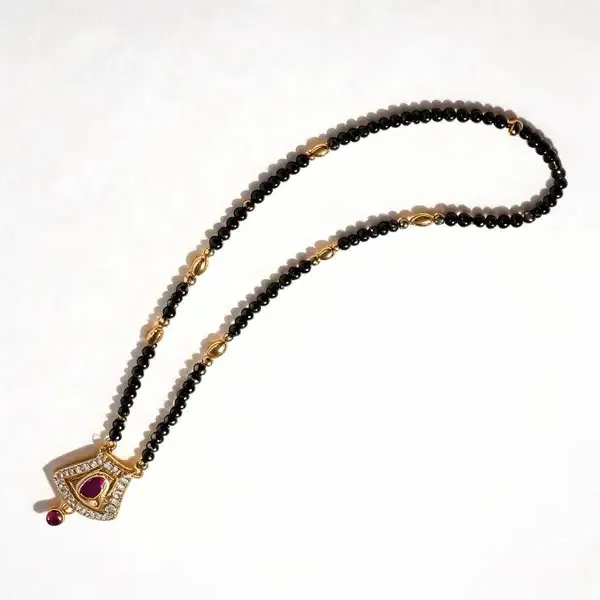 Gold_Brass_Black_Beaded_Double_Strand_Mangalsutra_For_Women