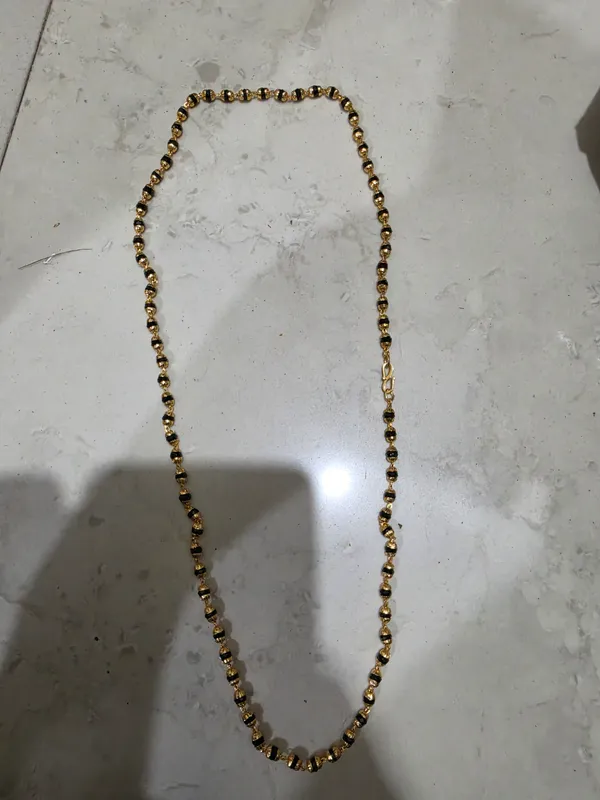 Black_Gold-Tone_Beaded_Mangalsutra_Necklace_for_Women